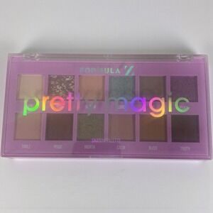 Formula Z Pretty Magic Eyeshadow Palette 12 Shades – Vegan, Bold Color